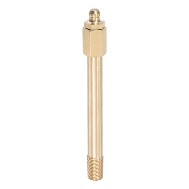 Grasera Recta G1/8 Rosca 110mm Latón Unique Bargains 2uds