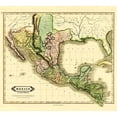 thumbnail image 3 of Lizars 13x12 Black Modern Framed Museum Art Print Titled - Mexico Guatemala - Lizars 1831, 3 of 5