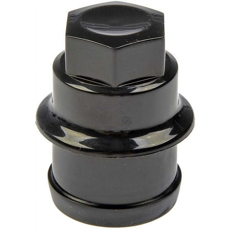 Dorman # 611-622.1 - Black Wheel Nut Cover M27-2.0 Hex 22mm Fits select: 1999-2010 CHEVROLET SILVERADO 2000-2006 CHEVROLET TAHOE