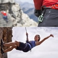 thumbnail image 4 of RV Mosquetones de escalada de 2 piezas, mosquetones de escalada en forma de D, mosquetones autoblocantes, gancho de mosquetón para montañismo, senderismo Rojo Verde, 4 of 5