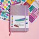 thumbnail image 3 of A5 Notebook Paper Diary Notebook with Elastic Strap and Journal Stickers, 3 of 5