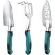 thumbnail image 1 of Juego de herramientas de jardín, herramienta de jardinería resistente de 3 piezas de aluminio fundido con mango antideslizante de goma suave Jormftte HMHZ1329, 1 of 7