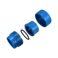 thumbnail image 3 of 40mm x 40mm Pipe Fitting,Union Solvent Socket Quick Connector Blue 2Pcs, 3 of 3