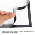 thumbnail image 3 of Unique Bargains A4 Magnetic Sign Holder, 8 Pack Magnetic Display Frame Self-Adhesive Picture Frame for Refrigerator, Silvery, 3 of 7