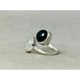 thumbnail image 2 of Heaven Crafts Black Onyx & Moonstone Ring 925 Sterling Silver Handmade Boho Adjustable Ring For Women, 2 of 6