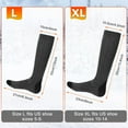 thumbnail image 6 of Heated Socks for Women Men, 8000mAh Rechargeable Battery Foot Warmer Hiking Socks Up to 10 Hours, APP Controlled Electric Heated Socks with 4 Heating Levels for Camping Skiing, 6 of 8