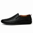 thumbnail image 3 of Big Size Men's Casual Loafers Slip On Leather Shoes Lightweight Driving Shoes Moccasins Classic Penny Loafer Flats Boat Shoes, 3 of 10