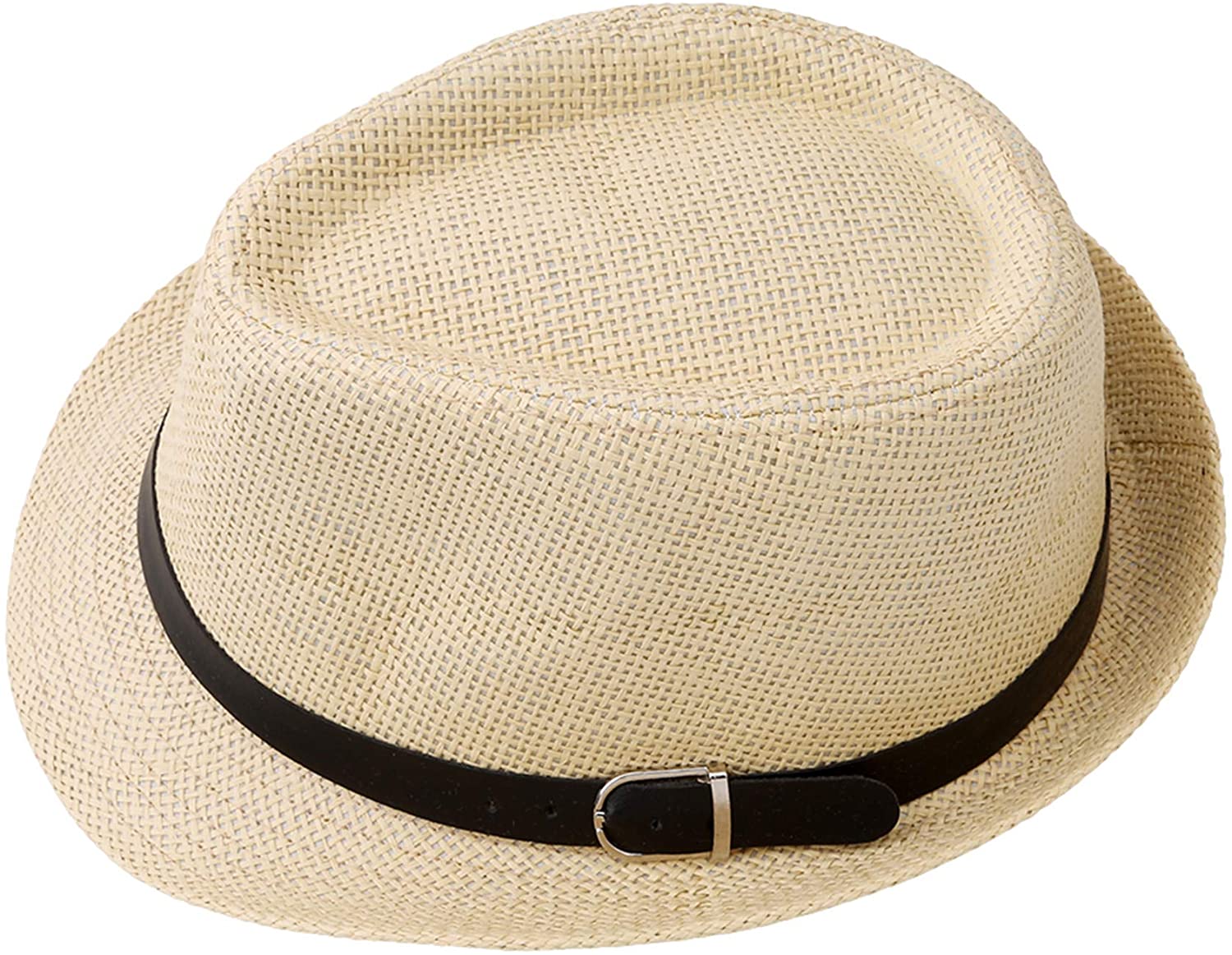 Unisex Straw Hat Cap Jazz Hat Short 