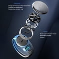 thumbnail image 3 of 76g Ultra-Light Mini Electric Shaver for Men, 3.7V 400mAh Battery with 90-Min Use Time, Type-C Fast Charging, Smart Power Display, ABS & Aluminum Alloy Body, Includes Charging Cable & Cleaning Brush, 3 of 7
