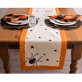 thumbnail image 2 of DII Black Stars Print Table Runner, 108"x14", 100% Cotton, 2 of 7