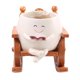 thumbnail image 1 of Maceta de resina con forma de cara sonriente, ideal para leer, para suculentas de interior y exterior., 1 of 8