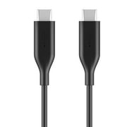 Auto Drive Type USB-C to C, 3ft, Charging & Data Sync Cable, PVC, Black, Single Pack