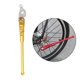 thumbnail image 3 of Soporte Universal Plegable para Bicicleta, Lado Trasero, Montaña, Carretera, Estacionamiento, Soporte para Bicicletas, Soporte para Una Sola Pierna, S dorado Macarena Pata de cabra plegable para bicicleta, 3 of 8