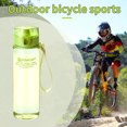 thumbnail image 4 of Yuarrent Hervidor de agua de plástico a prueba de fugas botella de bebida portátil para actividades al aire libre, verde transparente, 400 ml Type2 NO2, 4 of 6