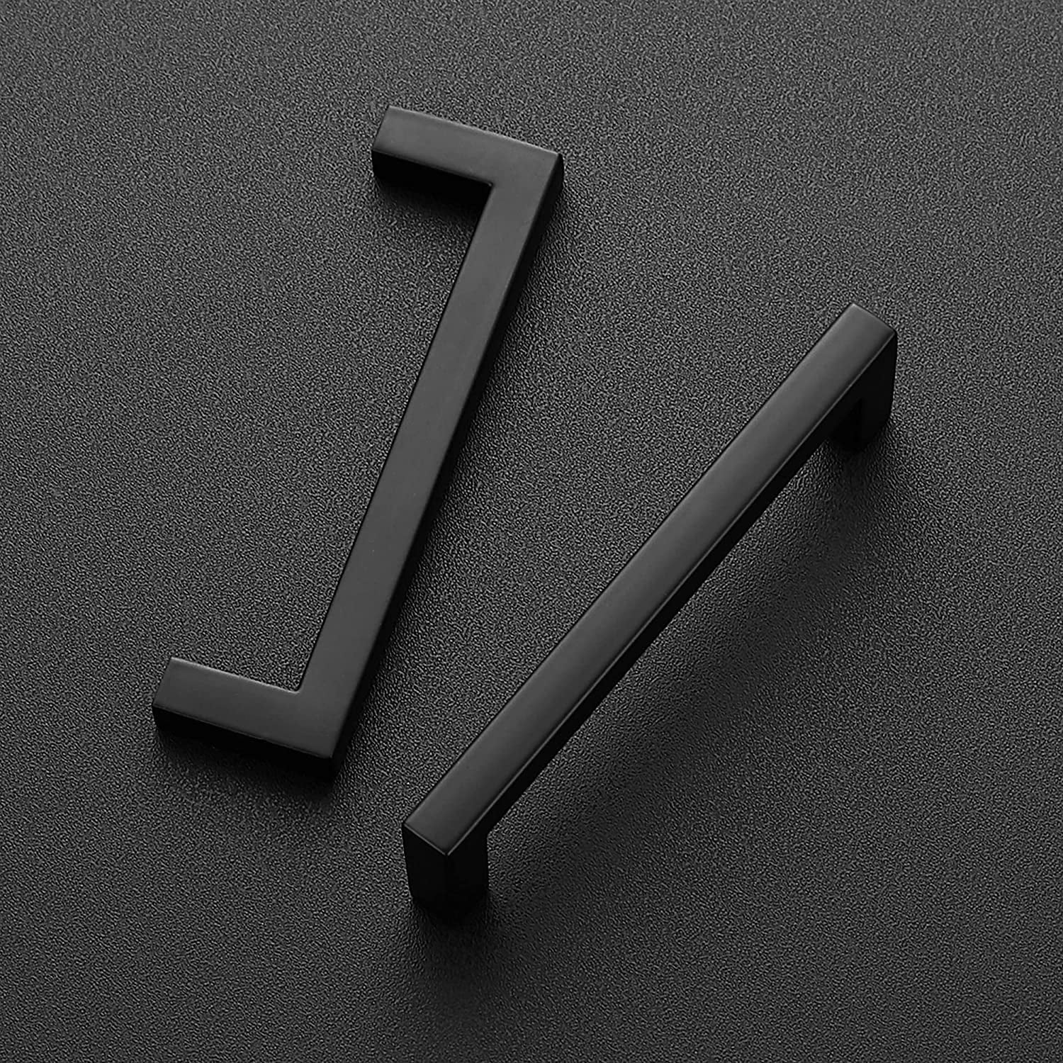 30 Pack Solid 3 Inch Center to Center Slim Square Bar Drawer Handles Kitchen Cabinet Handles Black Drawer Pulls Kitchen Cabinet Hardware Matte Black Dresser Pulls for Cupboard