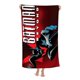 thumbnail image 3 of Batman del Futuro Toalla de playa de secado rápido con diseño temático, regalo para mujeres y niñas, ideal para cumpleaños, fans, amantes de la música, uso en la playa o al aire libre, 78 × 160 cm, 3 of 6