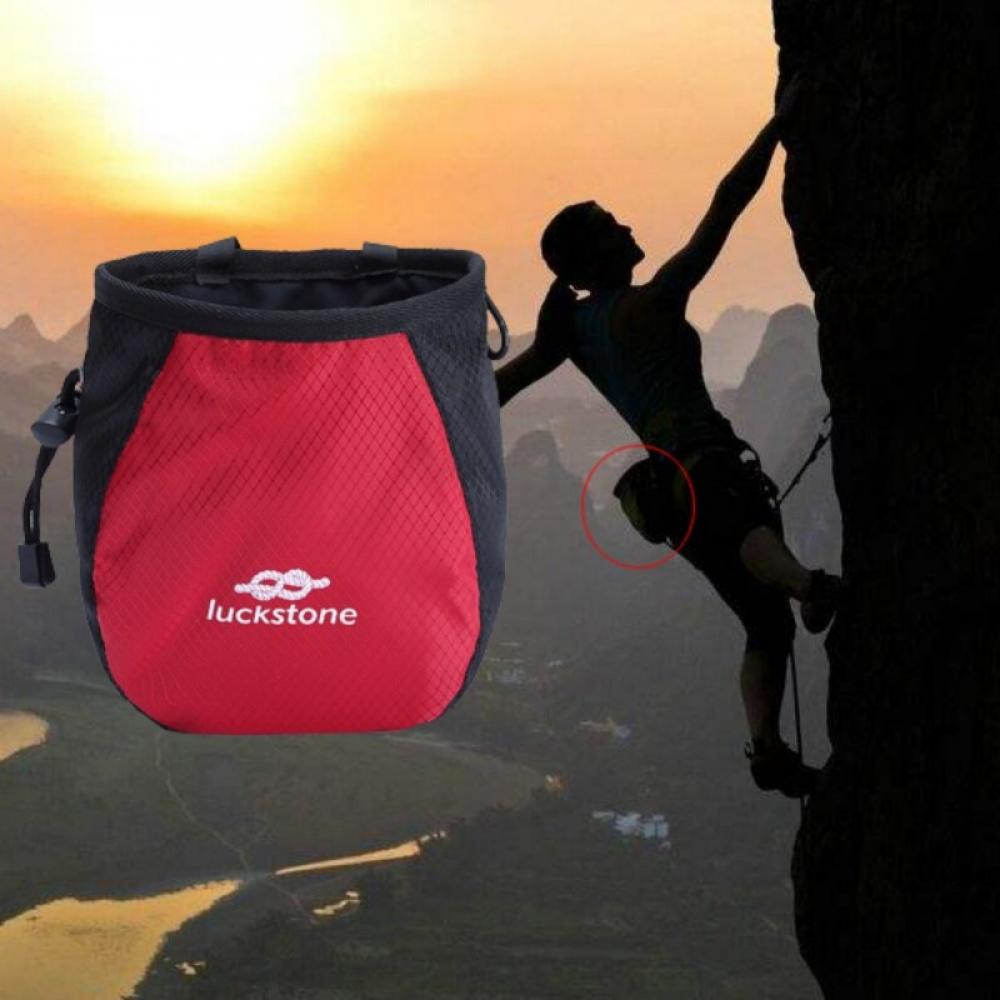 Rock Climbing Chalk Bag Magnesium Powder Pouch Spring Dancing Non-slip Waist Bag
