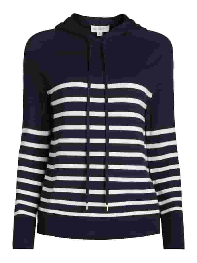 Long Sleeve Striped Zipper Hoodie Sweater Long Sleeve Striped Zipper Hoodie Sweater