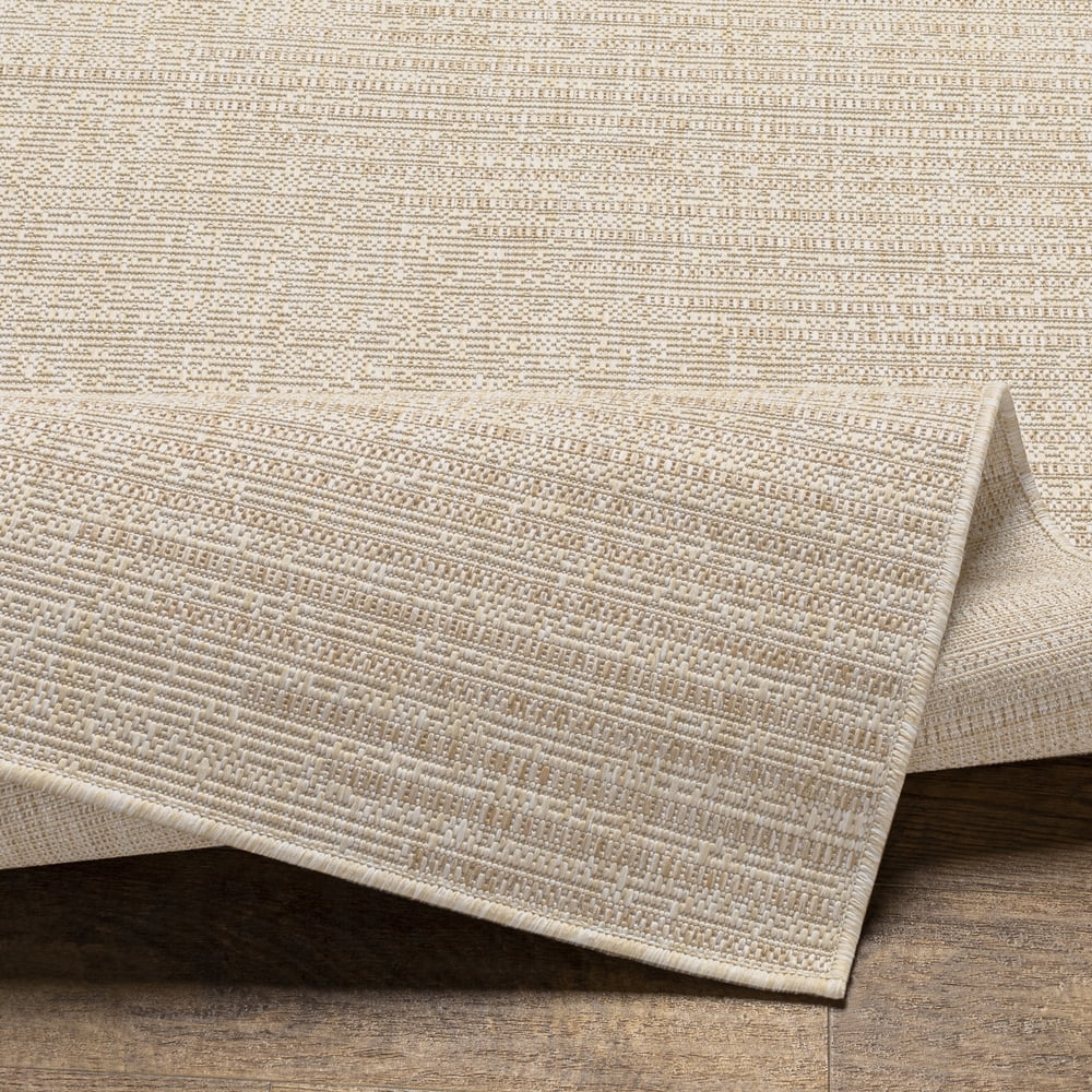 Livabliss Outdoor Rugs, 8x10 Eagean Global Cream Area Rug for Patio, Porch, Deck, Backyard, Waterproof Indoor Outdoor Carpet (7'10" x 10'2")