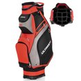 thumbnail image 2 of Costway Bolsa de Soporte de Golf Bolsa de Carro de Golf Ligera y Portátil con 14 Divisores 7 Bolsillos Capucha para Lluvia 42 x 31 x 91,5 cm, 2 of 9