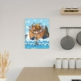 thumbnail image 6 of Sikiie Animals on Noah's Ark Floating Print Canvas Decorative Hanging Painting, Anti-shrinkage Hanging Frame, Suitable for Home, Office Wall Decorations, 6 of 6