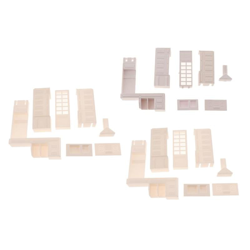 MagiDeal Kitchen Furniture Indoor Model 1/20 Scale Architecture Accessories 