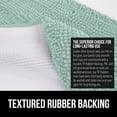 thumbnail image 5 of Bath Rug 30x20, Thick Soft Absorbent Chenille, Rubber Backing Quick Dry Microfiber Mats, Machine Washable Rugs for Shower Floor, Bathroom Runner Bathmat Accessories Décor, Seablue, 5 of 6