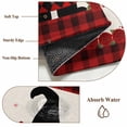 thumbnail image 6 of Round Area Rugs Collection 8 Ft, Red Valentine's Day Non-Slip Residential Carpet, Roses Gnomes Love Heart Plaid Rustic Indoor Crawling Mats Runner Rugs for Living Room/Dining Room/Bedroom, 6 of 8