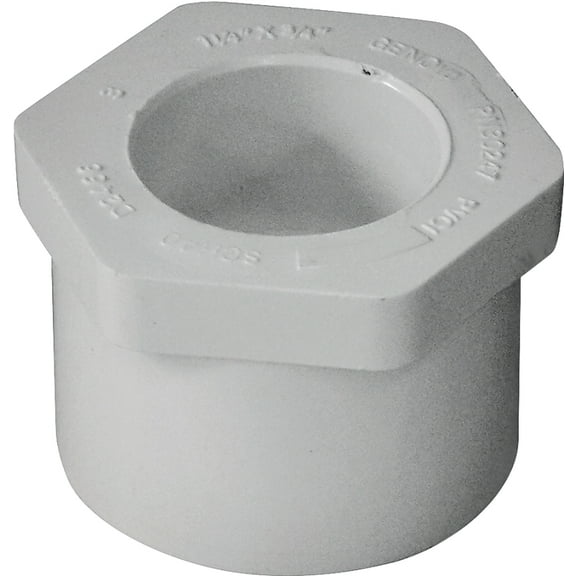 Genova Products 30245 1 PVC Sch. 40 Reducing Bushings, 1/4" x 1/2"