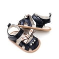 thumbnail image 4 of Musuos Baby Girls Bows Sandals 0-18 Months Floral Embroidered Hollowed out Summer Soft Sole Flats Walking Shoes for Toddler Infant, 4 of 8