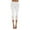 White, variant on VNKIDY Womens Solid Color High Waist Button Fly Capri Jeans Contrast Lace Trim Hem Slim Fit Casual Denim Trousers For Summer Daily Wear White XXXXXL