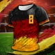 thumbnail image 2 of Playeras Basicas Algodon Hombre Camiseta Con Estampado Digital 2D Para Hombre, Camisa De Manga Corta Con Solapa Superior, 2 of 6