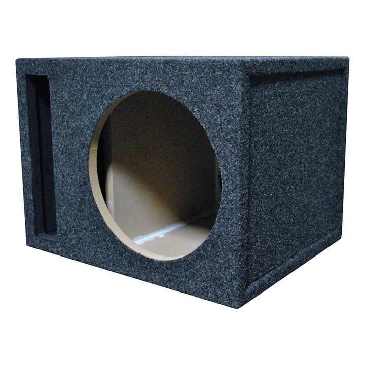 One 12/" inch DUAL SUBWOOFER SUB BOX ENCLOSURE VENTED OBCON