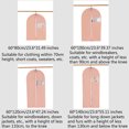 thumbnail image 3 of lanema Non-woven Clothing Dust Cover Coat Suit Garment Bags Dress Hanging Dust Covers, 3 of 18
