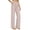 CC-Pink, variant on QATAINLAV Womens Cotton Linen Pants Petite Summer Lightweight High Waist Straight Leg Beach Lounge Trousers with Pockets Light Blue S