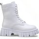 thumbnail image 5 of Botas de Combate para Mujer con Cordones y Cremallena, Plataforma Gruesa con Suela de Lengüeta Mayor Altura, 5 of 7