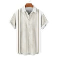 thumbnail image 3 of Mens Button Up Shirts Summer Casual Outdoor Work Shirts Loose Fit Short Sleeve Shirt, 3 of 5