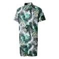 thumbnail image 4 of Faithtur Men's Hawaii Shirt Suits, Fashion Printed Button Down Short Sleeve Shirt + Beach Shorts Set, 4 of 9