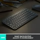 thumbnail image 4 of Teclado inalámbrico minimalista iluminado Logitech MX Keys Mini, compacto, Bluetooth, retroiluminado, USB-C, compatible con macOS, iOS, Windows, Linux y Android, construcción metálica - Grafito (renov, 4 of 5
