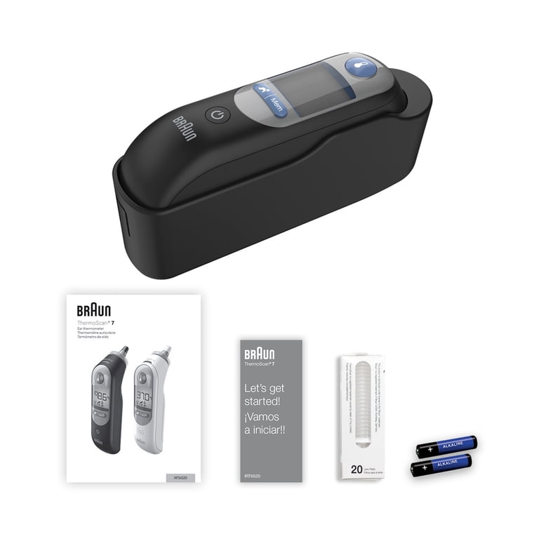 Braun ThermoScan 7 Ear Thermometer, Digital, Black photo 8