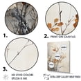 thumbnail image 3 of Designart "Minimal Harmony Of Beige And Blue Herbs I" Herbs Canvas Prints, 3 of 7