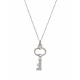 thumbnail image 1 of Pendentif en argent sterling Key Collier, 18", 1 of 1