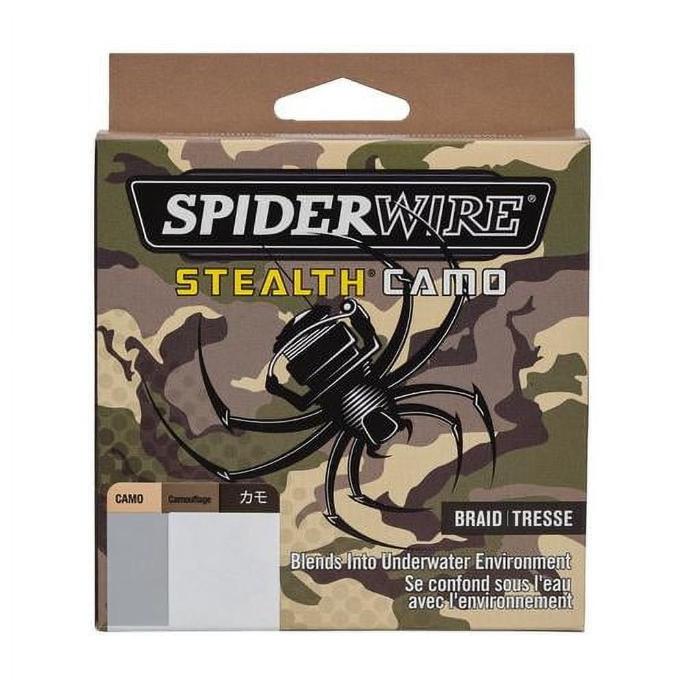 SpiderWire Stealth® Camo Braid™ Fishing Line, Camo, 15 lb Test Strength, 125 yd