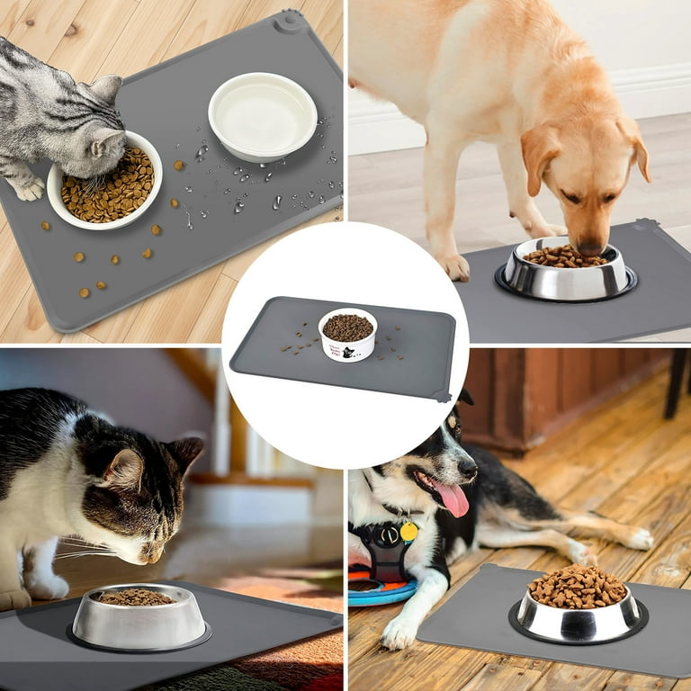 Cat food tray mat sale