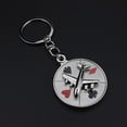 thumbnail image 3 of CIMAXIC Compass Keychains 2pcs Rotating Compass Gift Keychains Cross Key Holder Aircraft Pendant Creative Metal Key Rings Craft Ornaments(1pc Aircraft and 1pc Cross),3.94"X1.18"X0.35", 3 of 5