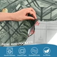 thumbnail image 3 of Yayeee Kitchen Curtains Tier Pair Light Filtering 27"x36" Rod Pocket Short Cafe Window Panel, Cute Ghosts Playing, 3 of 7