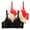 Wine, variant on Breezora 3 Pack Lace Wireless Bra for Women Full Coverage Comfort Support Adjustable Straps Non Padded Bra 36/80BC Size Watermelon Red
