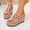 Coffee, variant on Flip Flops Sandals for Women, Sparkly Rhinestone Platform Wedge Flip Flops Summer Dressy Jeweled Sandals for Beach Vacation Wedding