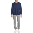 thumbnail image 4 of Athletic Works Men's Fleece Crewneck Sweatshirt, Sizes S-4XL, 4 of 4