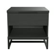 thumbnail image 5 of Boyd Sleep Catania Single Drawer Modern Nightstand, Black, 5 of 8